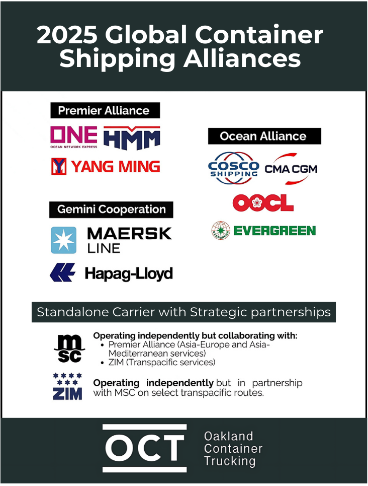 2025 Global Container Shipping Alliances